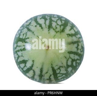 Melanzane tailandesi Kermit, o Lao verde-striped melanzane isolato Foto Stock