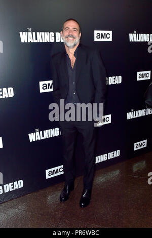 Jeffrey Dean Morgan frequentando il AMC di 'The Walking Dead Stagione 9 premiere al teatro DGA il 27 settembre 2018 a Los Angeles, California. Foto Stock