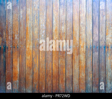 Pannello di legno sfondo, pannello in legno parete - tavole vintage Foto Stock