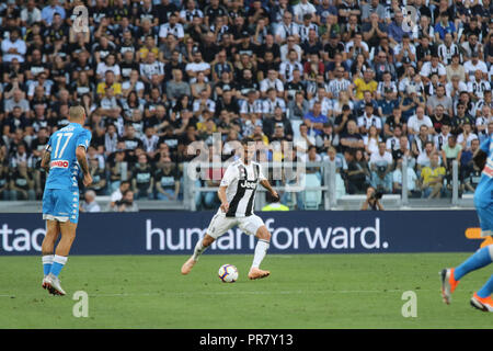 Torino, Italia. Settembre 29, 2018 - Nella foto:.29 Settembre a allianz stadium di Torino la Juventus beat Napoli 3 a 1. Credito: Fabio Sasso/ZUMA filo/Alamy Live News Foto Stock