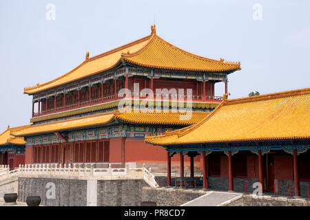 Il Museo del Palazzo dentro la Città Proibita, un sito patrimonio mondiale dell'UNESCO, Pechino, Cina Foto Stock