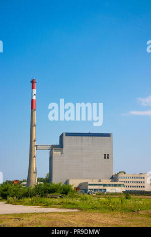 Zwentendorf Centrale Nucleare Austria finito ma non è mai stata operativa. Foto Stock