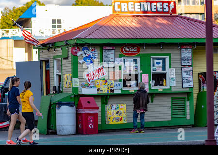 Creemee stand in Burlington Vermont Foto Stock