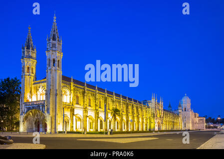 Il Monastero di Jeronimos o il monastero di Hieronymites Foto Stock