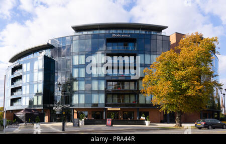 L'Abode Hotel, Chester, vicino a Chester Racecourse. Immagine presa nel settembre 2018. Foto Stock