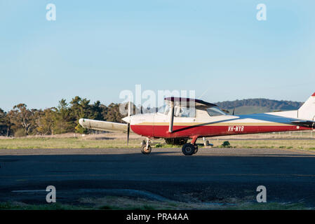 Arancione Aeroporto Regionale si trova nella zona centrale di alpeggi regione del Nuovo Galles del Sud tra la città di Orange e la città di Blayney in Australia Foto Stock