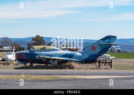 Bathurst Aeroporto aperto nel 1942 prendendo un eccesso di aeromobile da Richmond Air Force Base, oggi è utilizzato dalle amministrazioni regionali Air Express e corsari locale Foto Stock