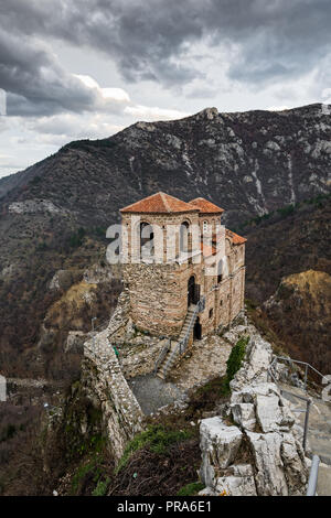 Parte dell'ASEN della fortezza in Asenovgrad, Bulgaria Foto Stock