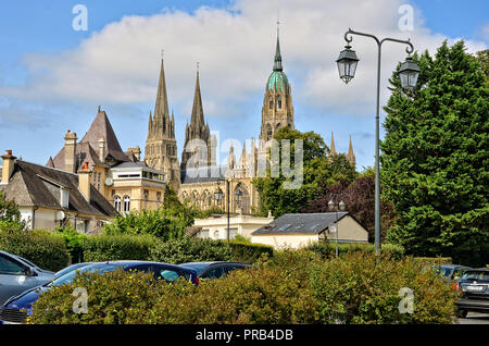 Cattedrale di Bayeux Foto Stock