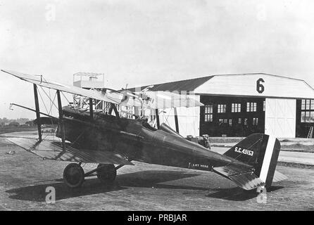 Tre quarti posteriore di American E.S. - 5-aereo. Comitato di Informazione al pubblico. Wilbur Wright campo di aviazione 1916- 1922 Foto Stock