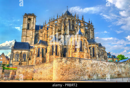 Saint Julien Cattedrale di Le Mans in Francia Foto Stock