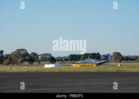 Arancione Aeroporto Regionale si trova nella zona centrale di alpeggi regione del Nuovo Galles del Sud tra la città di Orange e la città di Blayney in Australia Foto Stock