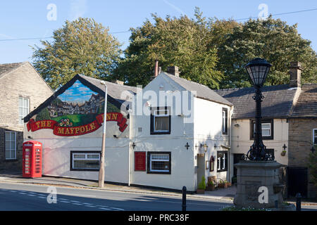 Il Maypole Inn, Warley, West Yorkshire Foto Stock