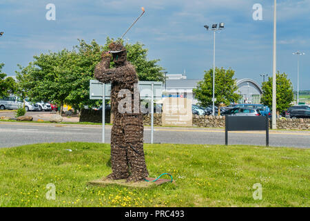 Dall'aeroporto di Inverness, Inverness, Highland, Scotland, Regno Unito Foto Stock