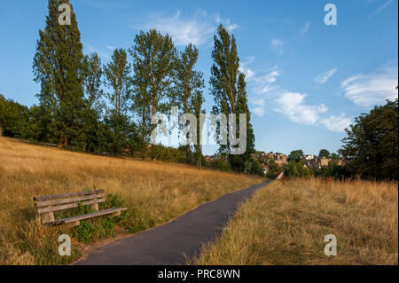 La collina a Harrow sulla collina con un grande prato, un pieceful parte di Londra Foto Stock