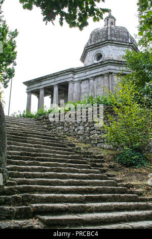 A Bomarzo - Italia - Su semptember 2009 - boschetto sacro , noto anche come Parco dei Mostri, popolato da Sculture grottesche in stile manierista di un Foto Stock