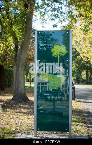 Parco Ravenor in Greenford al London Borough of Ealing Foto Stock