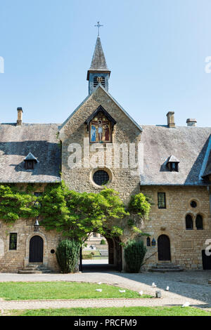 Abbazia di Orval Abbaye Notre Dame d'Orval, monastero cistercense a Villers-DEVANT-Orval, FLORENVILLE, Ardenne belghe, Belgio Foto Stock