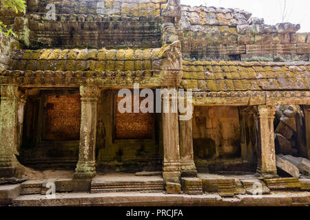 Unesco World Heritage Site di Ankor Thom, Siem Reap, Cambogia Foto Stock