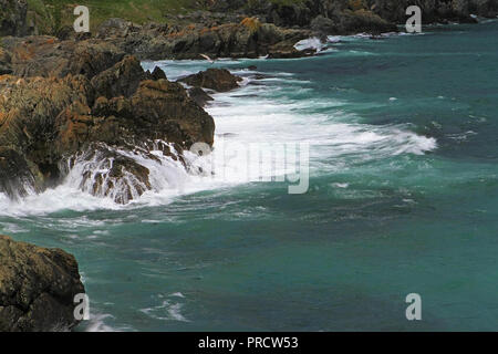 Foto di Terranova di Torbay spiaggia di Torbay, Terranova, il Canada e la costa dell'Oceano Atlantico Foto Stock