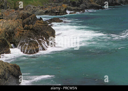 Foto di Terranova di Torbay spiaggia di Torbay, Terranova, il Canada e la costa dell'Oceano Atlantico Foto Stock