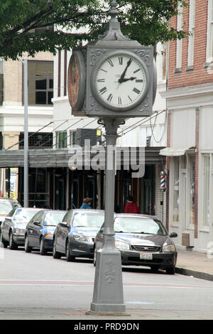 Orologio a Roanoke, Virginia, USA Foto Stock