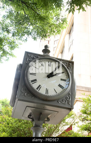 Orologio a Roanoke, Virginia, USA Foto Stock