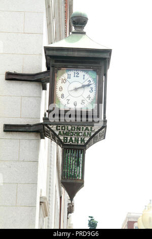Orologio pubblico a Roanoke, Virginia, USA Foto Stock