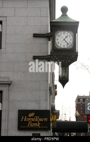 Orologio pubblico a Roanoke, Virginia, USA Foto Stock