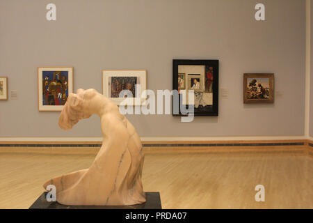 Mostra d'arte al Taubman Museum of Art di Roanoke, Virginia, USA Foto Stock