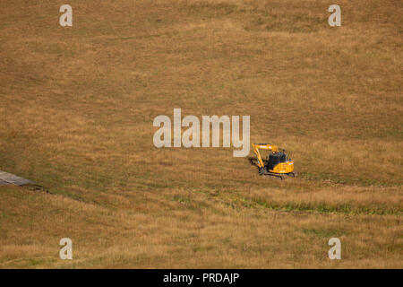 Paesaggio minimalista immagini del West Pennine Moors vicino a Bolton. Paesaggi senza cielo. Foto Stock