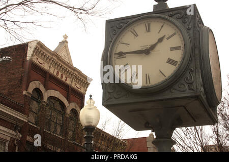 Orologio a Roanoke, Virginia, USA Foto Stock