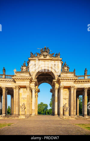 L'Europa, Germania, il Land Brandeburgo, Potsdam, sito UNESCO, il parco Sanssouci, Università di Potsdam edificio Foto Stock