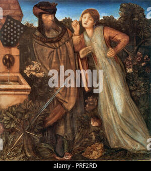 Burne-Jones Edward Coley - Re Mark e La Belle Iseult 1 Foto Stock