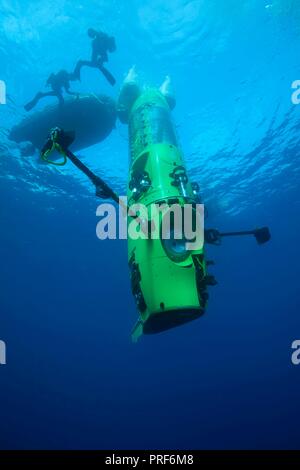 Pellicola originale titolo: DEEPSEA CHALLENGE 3D. Titolo inglese: DEEPSEA CHALLENGE 3D. Anno: 2014. Direttore: Giovanni Bruno. Credito: NATIONAL GEOGRAPHIC / Album Foto Stock