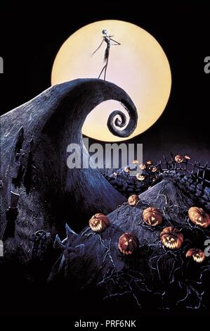 Pellicola originale titolo: Tim Burton Nightmare Before Christmas. Titolo inglese: Tim Burton Nightmare Before Christmas. Anno: 1993. Direttore: HENRY SELICK. Credito: Touchstone Pictures / ISRAELSON, nel / Album Foto Stock