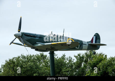 Intorno al Regno Unito - "Lytham St Annes RAF Fighter, bombardiere & Costiera Memoriale di comando". Foto Stock