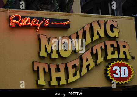 Ripley's Moving teatro in Gatlinburg Tennessee Foto Stock