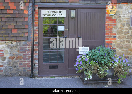 Petworth consiglio comunale office west sussex Foto Stock