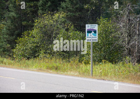 Chequamegon-Nicolet National Forest, Wisconsin Foto Stock