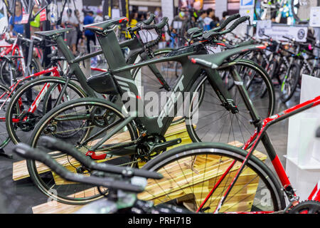 Sentivo American bicicletta con crono bicicletta da strada in vendita in International Bangkok Bike 2018. Più grande o di bicicletta Bike Expo fiera a Bangkok, Tailandia 6 M Foto Stock