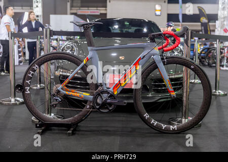 Sentivo American bicicletta con crono bicicletta da strada in vendita in International Bangkok Bike 2018. Più grande o di bicicletta Bike Expo fiera a Bangkok, Tailandia 6 M Foto Stock