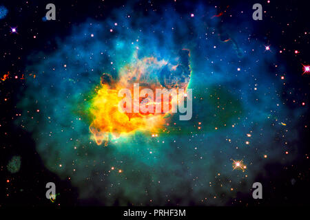Carina Nebula nello spazio esterno. Gli elementi di questa immagine fornita dalla NASA Foto Stock