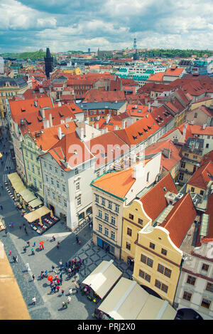 Città vecchia di Praga Foto Stock