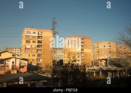 Dell era sovietica residenziali, Bulgaria Foto Stock