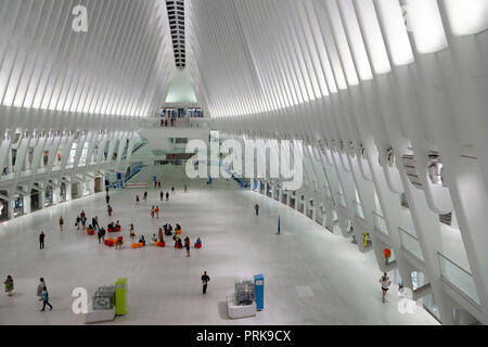 All'interno dell'occhio stazione ferroviaria, nel centro di New York, la parte inferiore di Manhattan, STATI UNITI D'AMERICA Foto Stock