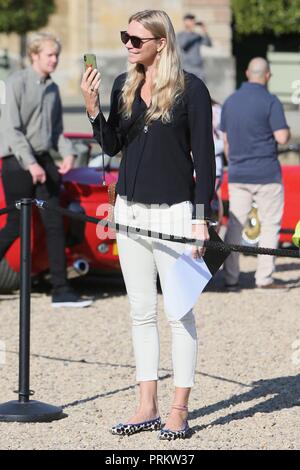 Jodie Kidd visto presso il Palazzo di Blenheim e Classic Supercar Show a giudicare la Pirelli il prestigio e la concorrenza delle prestazioni con: Jodie Kidd dove: Woodstock Oxfordshire, Regno Unito quando: 02 set 2018 Credit: Michael Wright/WENN.com Foto Stock