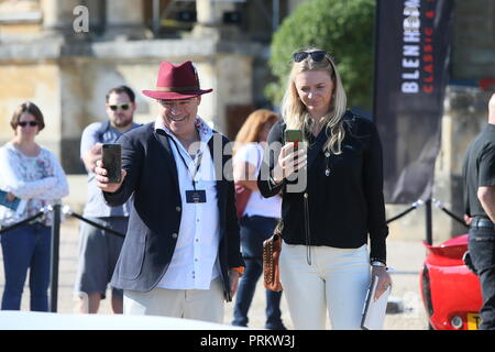 Jodie Kidd visto presso il Palazzo di Blenheim e Classic Supercar Show a giudicare la Pirelli il prestigio e la concorrenza delle prestazioni con: Jodie Kidd dove: Woodstock Oxfordshire, Regno Unito quando: 02 set 2018 Credit: Michael Wright/WENN.com Foto Stock