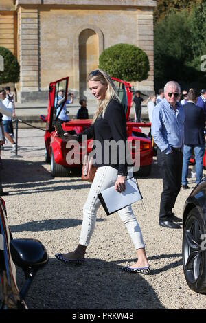 Jodie Kidd visto presso il Palazzo di Blenheim e Classic Supercar Show a giudicare la Pirelli il prestigio e la concorrenza delle prestazioni con: Jodie Kidd dove: Woodstock Oxfordshire, Regno Unito quando: 02 set 2018 Credit: Michael Wright/WENN.com Foto Stock