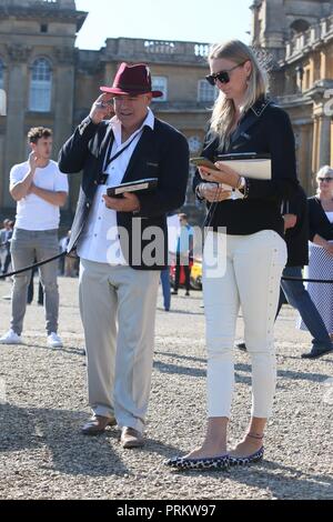 Jodie Kidd visto presso il Palazzo di Blenheim e Classic Supercar Show a giudicare la Pirelli il prestigio e la concorrenza delle prestazioni con: Jodie Kidd dove: Woodstock Oxfordshire, Regno Unito quando: 02 set 2018 Credit: Michael Wright/WENN.com Foto Stock